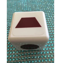 Társasjáték forma kocka