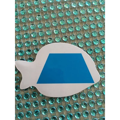 Társasjáték kék trapéz